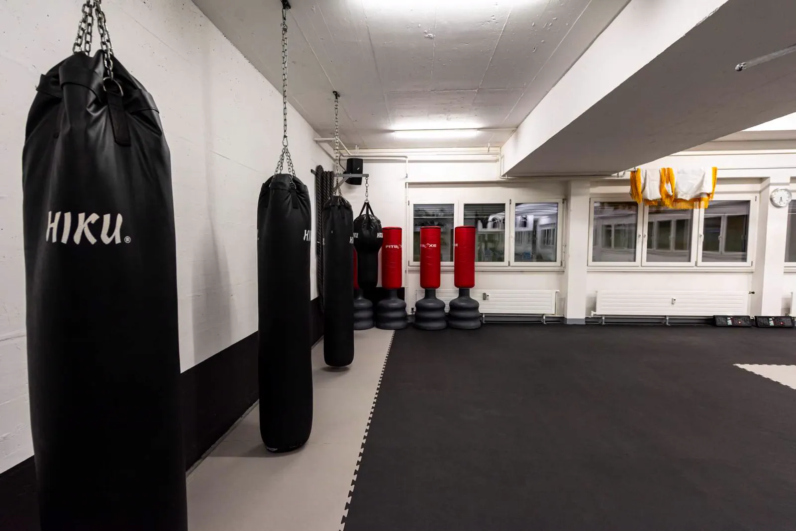 Sandsäcke und Standboxsäcke im Kampfbereich